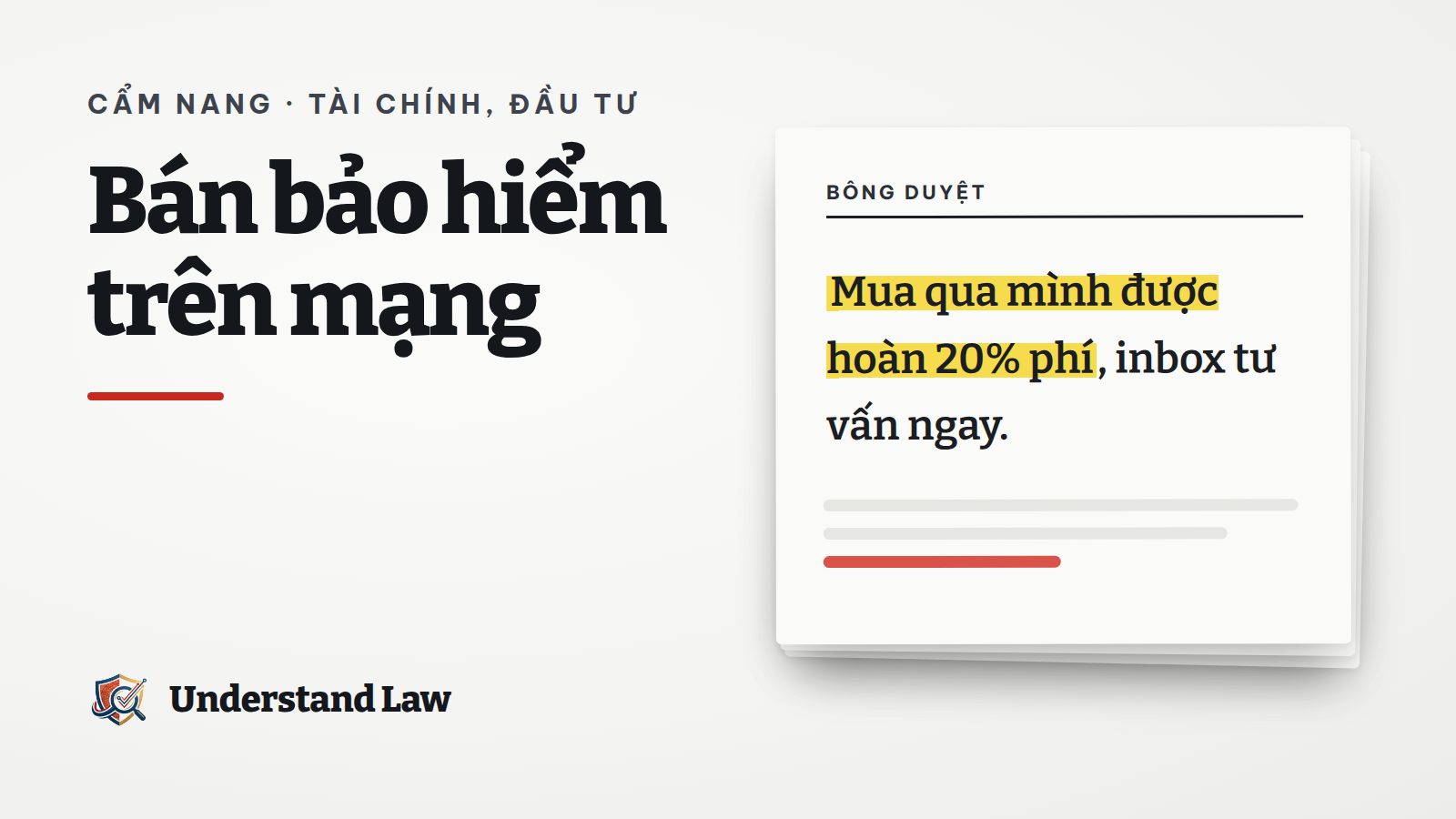 Tờ bông duyệt với câu mua qua mình được hoàn lại 20% phí được tô vàng