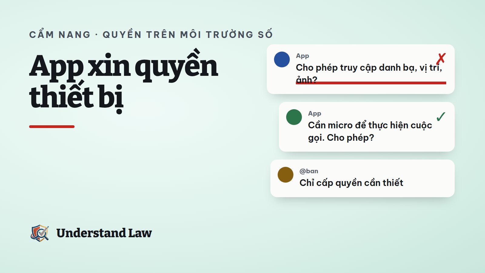 Hộp thoại xin quyền micro kèm lý do cần thiết