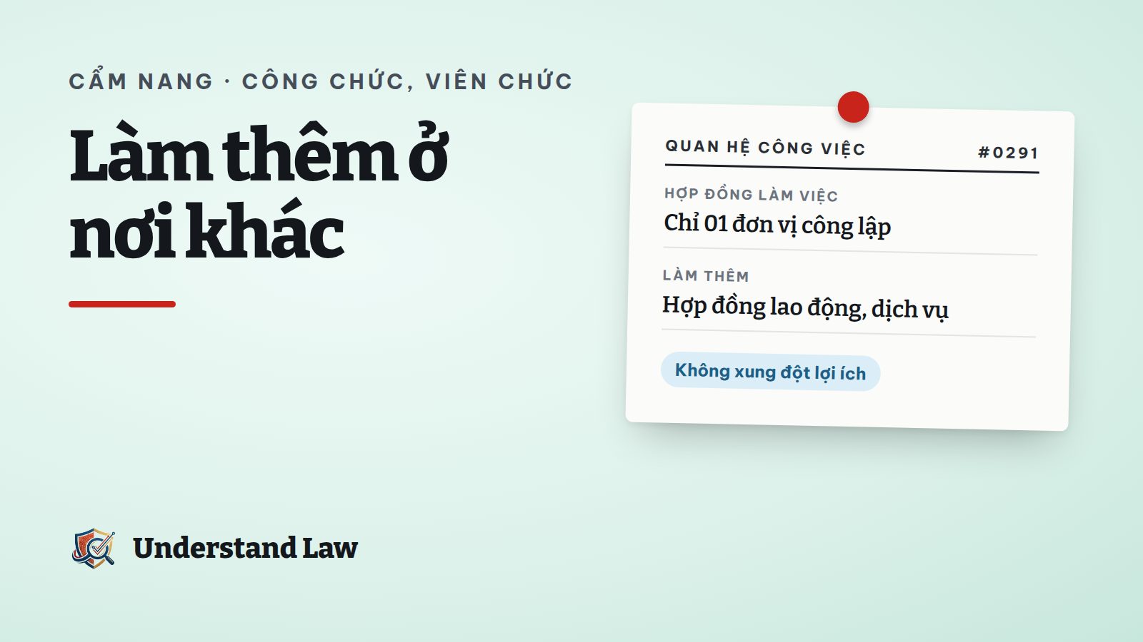 Một hợp đồng làm việc và các hợp đồng dịch vụ bên ngoài