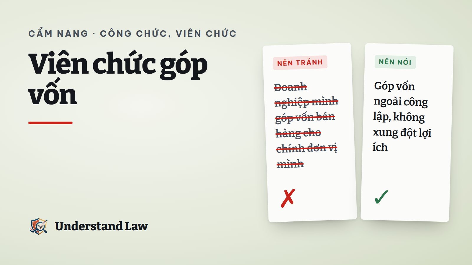 Viên chức ký biên bản góp vốn vào công ty khởi nghiệp